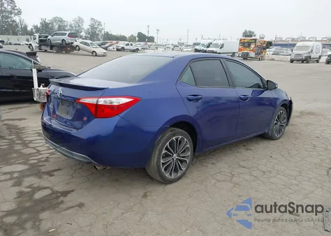 2015 Toyota Corolla S Plus из США, поврежденный, VIN 5YFBURHE9FP272658